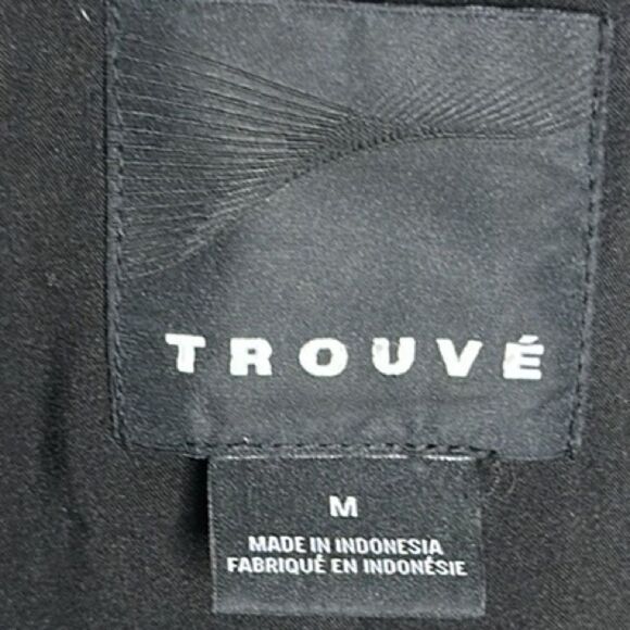 BOYFRIEND BLAZER JACKET DOUBLE BREASTED - TROUVE - SZ. M - Picture 9 of 9